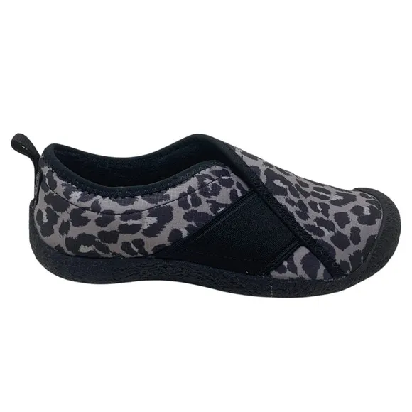 New Keen Howser Wrap Women's Sz 9 Animal Print/Black Slip On Comfort Shoes Boxed