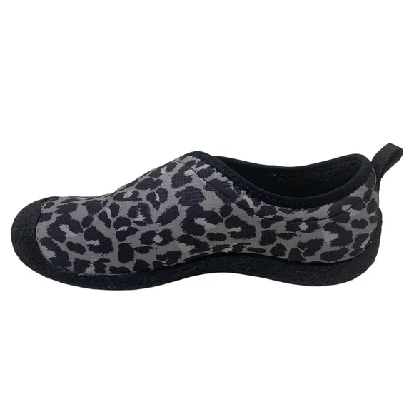 New Keen Howser Wrap Women's Sz 9 Animal Print/Black Slip On Comfort Shoes Boxed