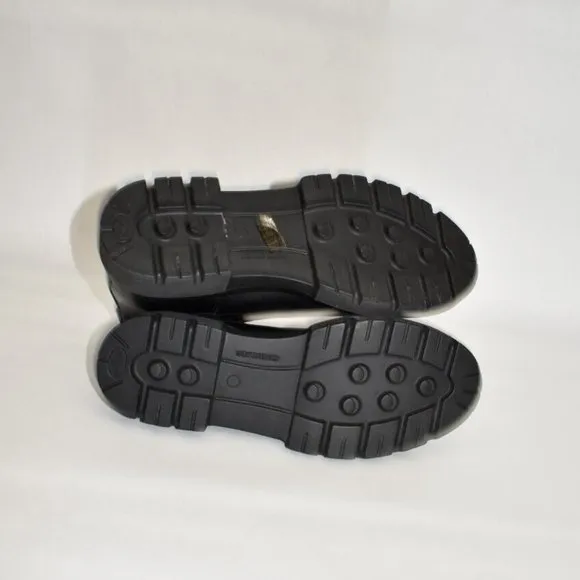 New! LA CANADIENNE Kash Waterproof Platform Bootie Black 39.5 9 US DD351 Italy
