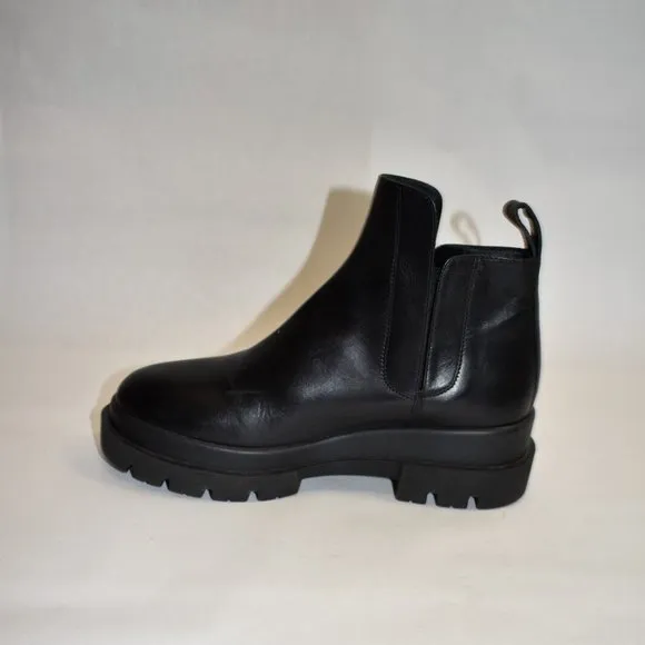 New! LA CANADIENNE Kash Waterproof Platform Bootie Black 39.5 9 US DD351 Italy