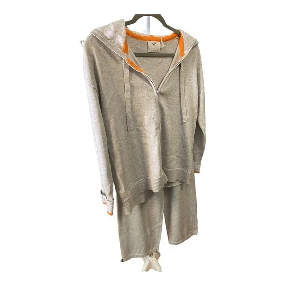 New Luxury Loungewear Edinburgh Knitwear 2 piece Pima Cotton size Small