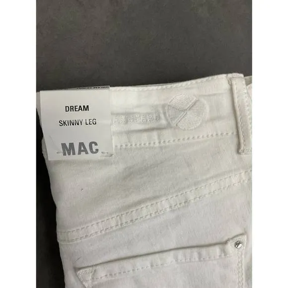 NEW MAC dream skinny jean in white