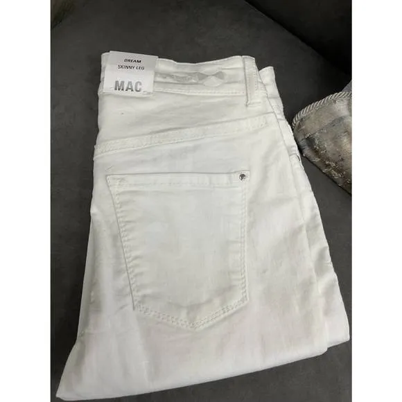 NEW MAC dream skinny jean in white