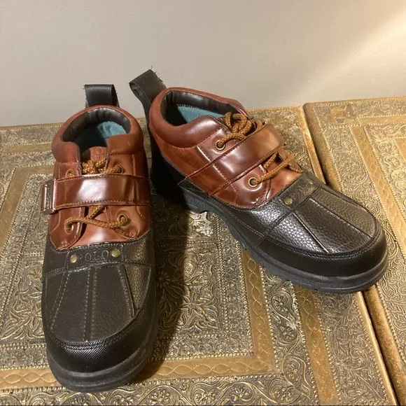 NEW Men’s polo Ralph Lauren hearty duck low ankle boots 7 topsider