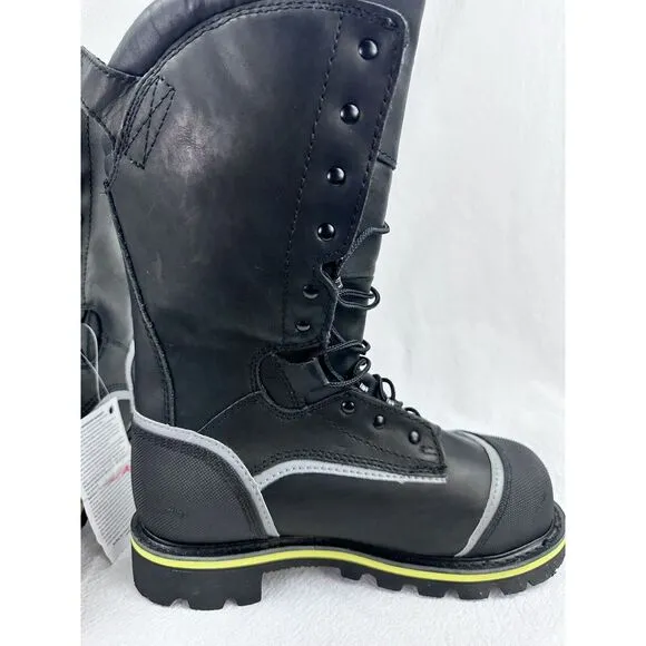 NEW MENS RED WING WORK BOOTS‎ GORE-TEX BLACK TALL STEEL TOE VIBRAM WATERPROOF