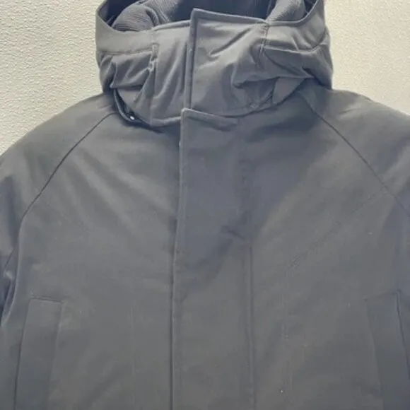 NEW MICHAEL KORS Mens Jacket Black Size M Melrose 2-In-1 Woven Parka Full Zip