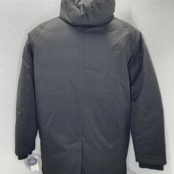NEW MICHAEL KORS Mens Jacket Black Size M Melrose 2-In-1 Woven Parka Full Zip