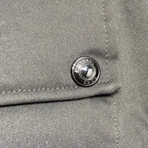 NEW MICHAEL KORS Mens Jacket Black Size M Melrose 2-In-1 Woven Parka Full Zip