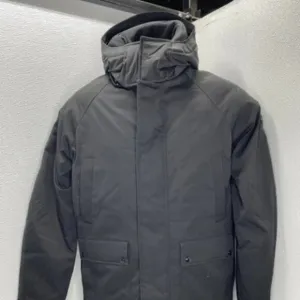 NEW MICHAEL KORS Mens Jacket Black Size M Melrose 2-In-1 Woven Parka Full Zip