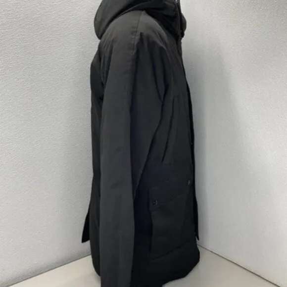 NEW MICHAEL KORS Mens Jacket Black Size M Melrose 2-In-1 Woven Parka Full Zip