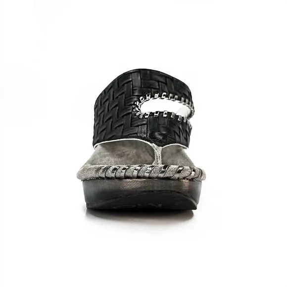 NEW MODZORI tita reversible sandal in white/black
