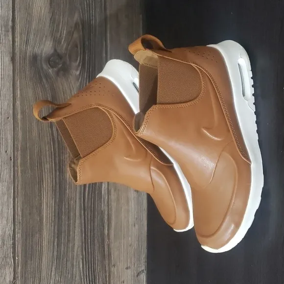 New Nike Air Max Thea Mid Brown Ankle Sneakers Casual Streetwear Everyday Shoes