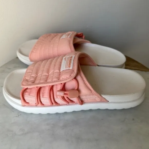 New! Nike Asuna Slide 2 NA White and Pink slides sandals slides size 9
