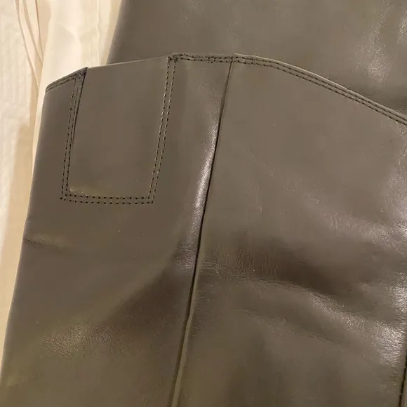 NEW!!! Nordstrom Black Leather Boots size (5.5)
