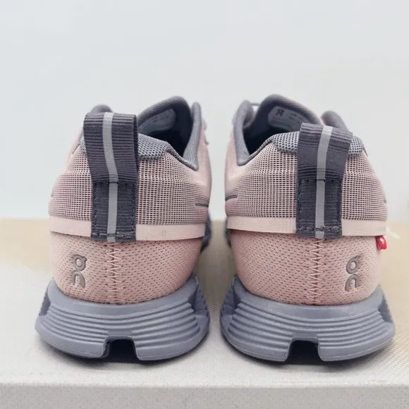 New! ON Cloud 5 Waterproof Running Shoes Rose/ Fossil Pink Womens Size US 6