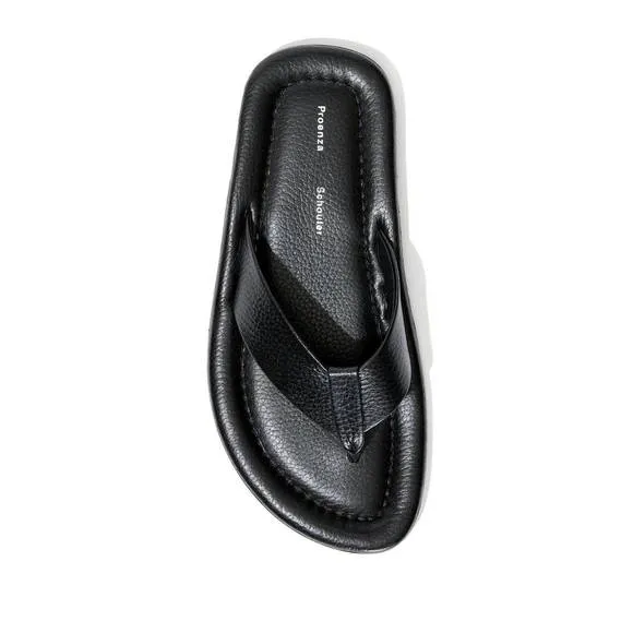 NEW PROENZA SCHOULER women's cooper flip flops sandal in black
