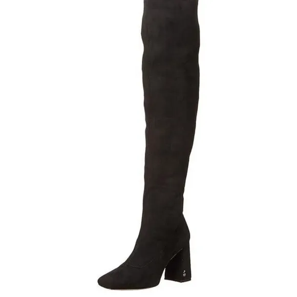 New! Sam Edelman Cosette Over-The-Knee Boots Black Sz 10.5 $225