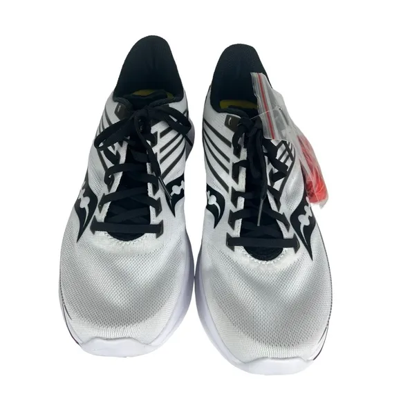 New SAUCONY Kinvara 12 Women's Size 11 Running Shoes Reverie Black White