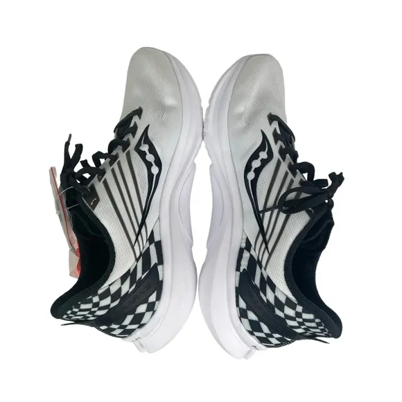 New SAUCONY Kinvara 12 Women's Size 11 Running Shoes Reverie Black White