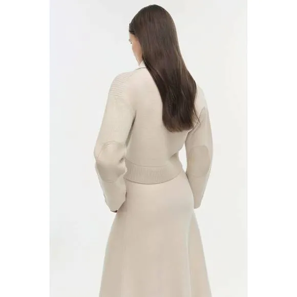 NEW SIMKHAI kellie sweater in cream multi