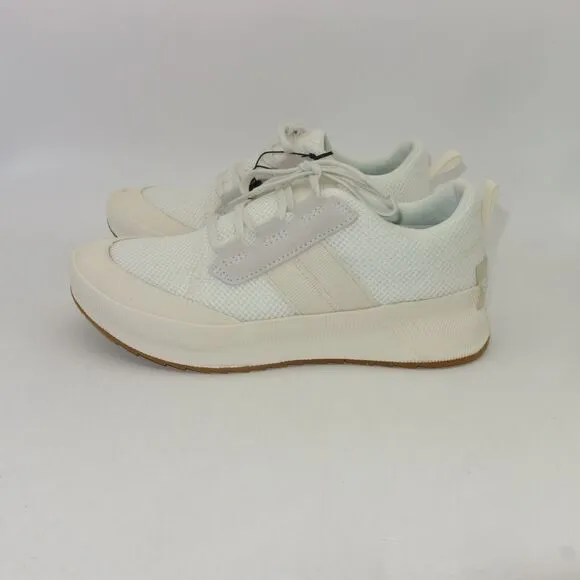 NEW Sorel Out N About III Low Women's 9 Sneakers Shoes Sea Salt Chalk Cream