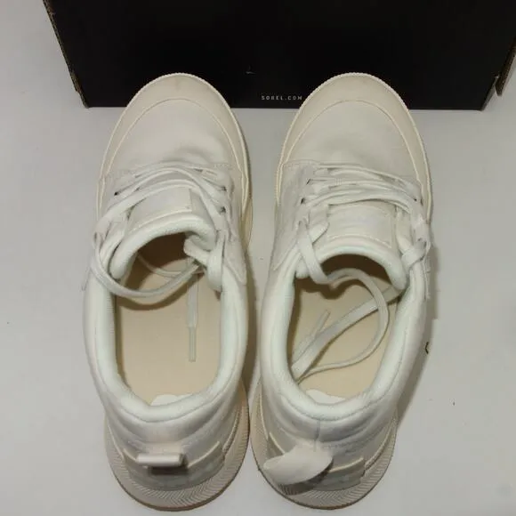NEW Sorel Out N About III Low Women's 9 Sneakers Shoes Sea Salt Chalk Cream