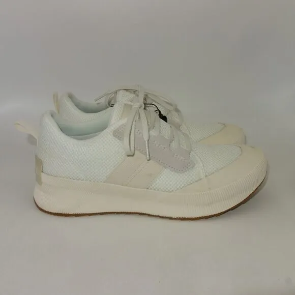 NEW Sorel Out N About III Low Women's 9 Sneakers Shoes Sea Salt Chalk Cream
