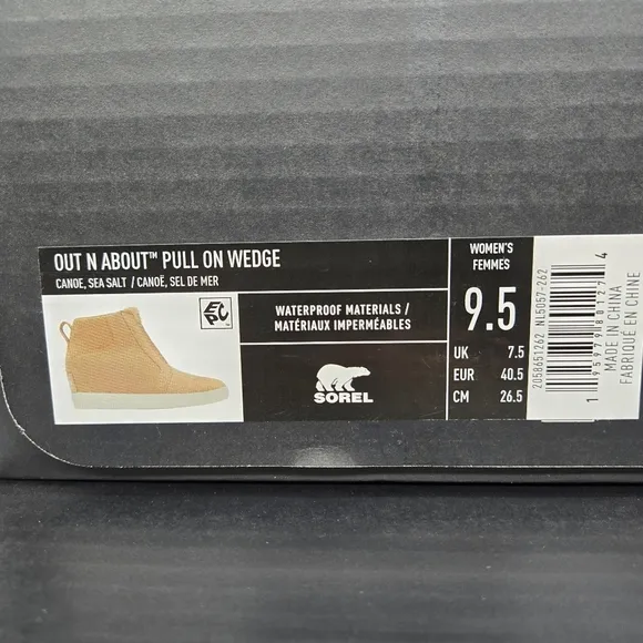New Sorel Out N About™ Pull-On Wedge Boots Women's Shoes Size 9.5
