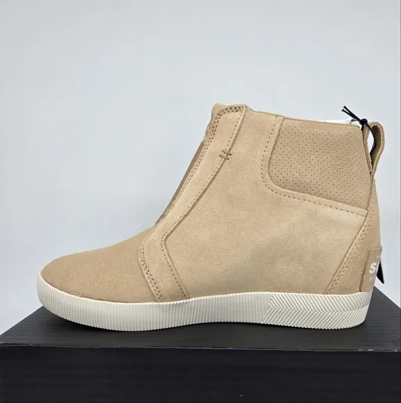 New Sorel Out N About™ Pull-On Wedge Boots Women's Shoes Size 9.5