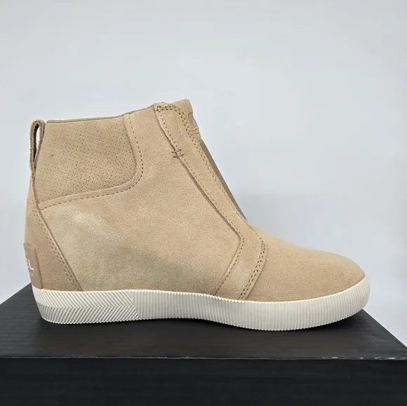 New Sorel Out N About™ Pull-On Wedge Boots Women's Shoes Size 9.5
