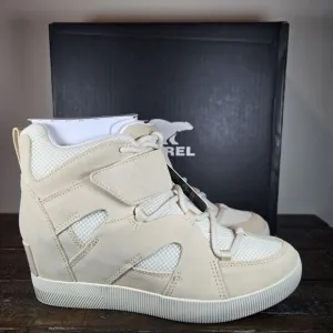NEW Sorel Out 'N About Sport Wedge Womens Size 7.5 Waterproof Boots Chalk Nova