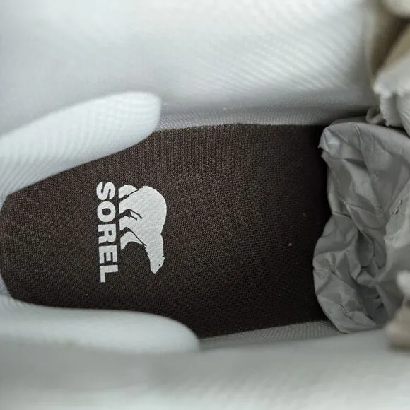 NEW Sorel Out 'N About Sport Wedge Womens Size 8.5 Waterproof Boots Chalk Nova