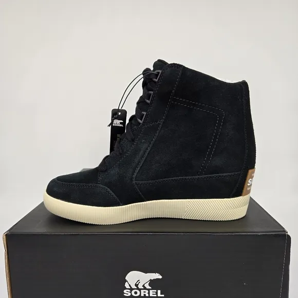 New SOREL Out N About Wedge Sneaker Women's Shoes Size 7.5
