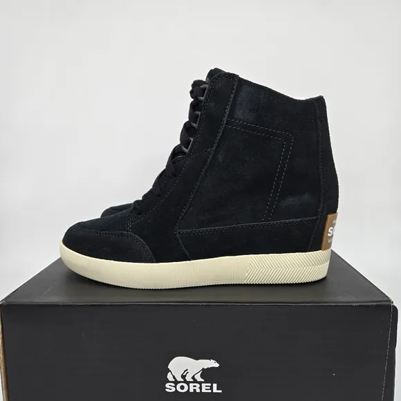 New SOREL Out N About Wedge Sneaker Women's Shoes Size 7.5