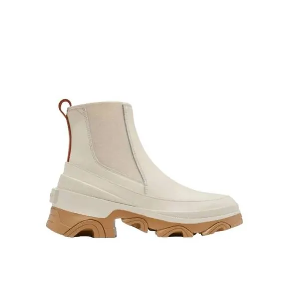 NEW SOREL women's brex boot chelsea boots in natural/sea salt