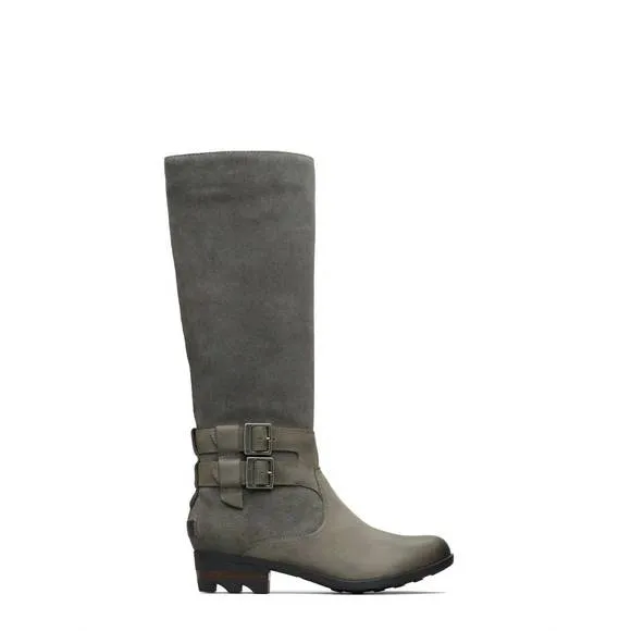 NEW SOREL women's lolla tall ii boot in quarry,black