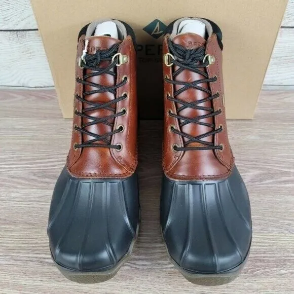 NEW Sperry Avenue Waterproof Duck Boots‎ Men's Size 9 Rain Thermal Winter Fleece