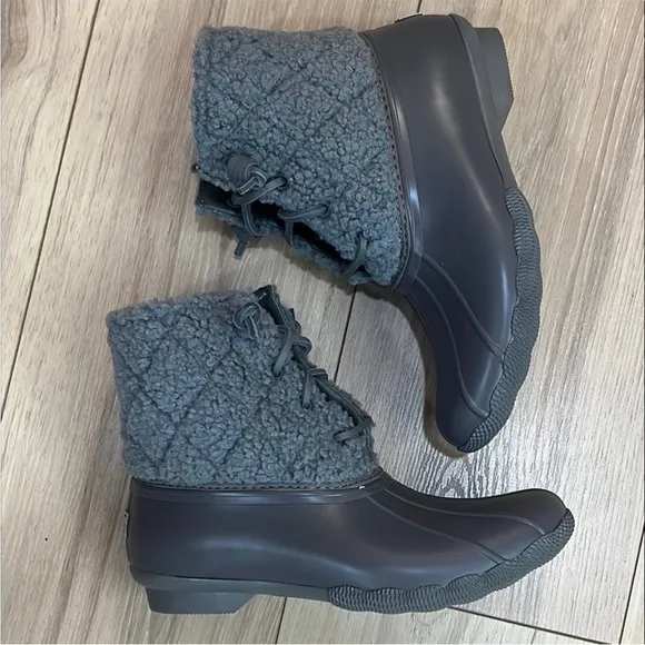 New Sperry Women's Gray Duck Boots