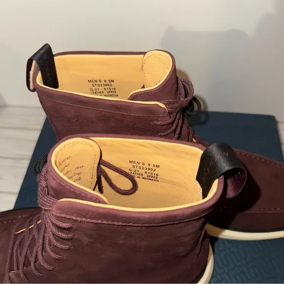 NEW Sperry X John Legend Commodore Boot Men’s Fashion Boot Sz 9.5 Oxblood