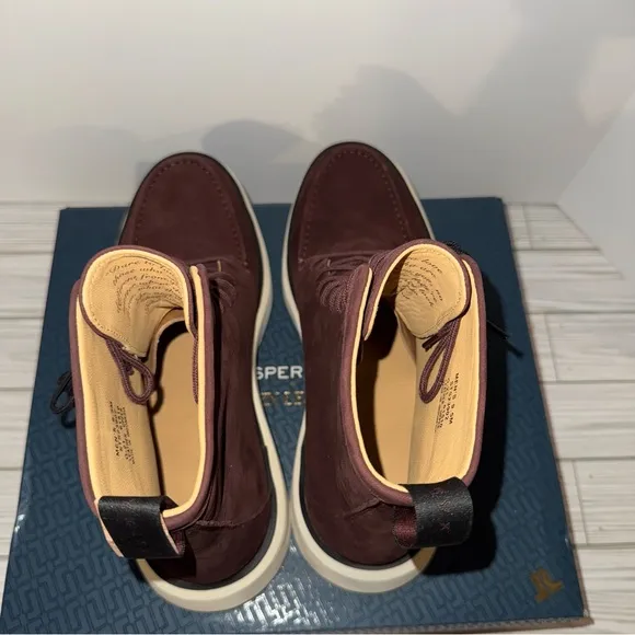 NEW Sperry X John Legend Commodore Boot Men’s Fashion Boot Sz 9.5 Oxblood