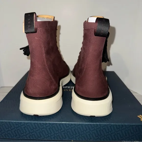 NEW Sperry X John Legend Commodore Boot Men’s Fashion Boot Sz 9.5 Oxblood