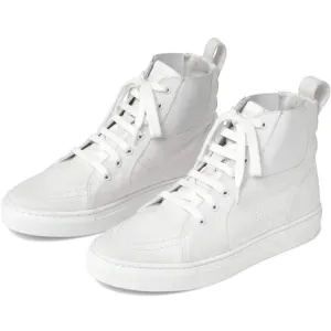 NEW! THAKOON 37/7 White Pull-On High Top Designer Sneakers Athletic Casual Shoes