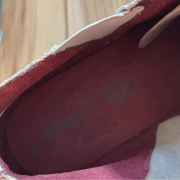 NEW TOMS Reese Cobblestone Snake Printed Suede Ortholite Ankle Boots