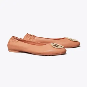 New Tory Birch Claire leather ballet flat shoes size 8