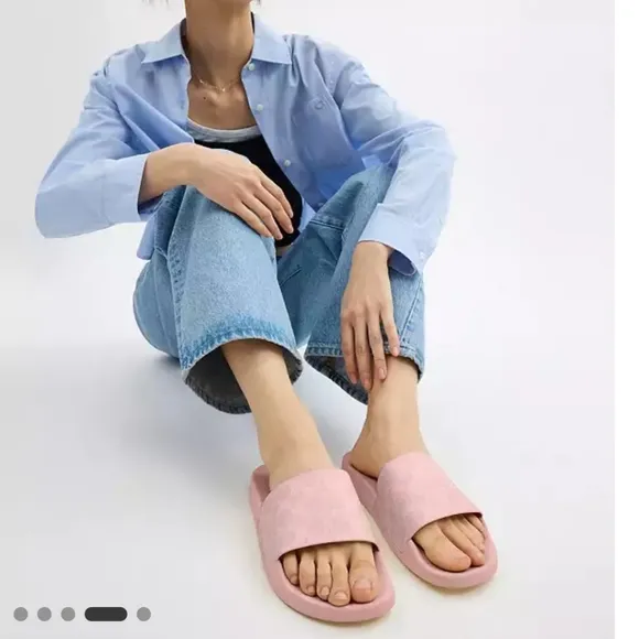 New! Udele Sport Slide In Signature Canvas, Powder Pink SIZE 7