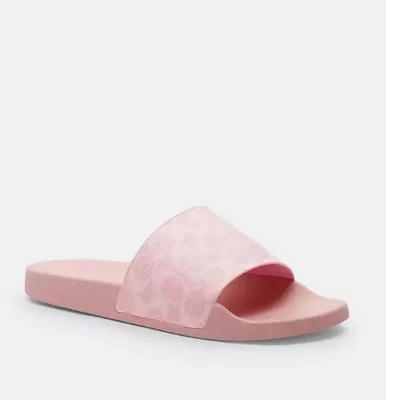 New! Udele Sport Slide In Signature Canvas, Powder Pink SIZE 7