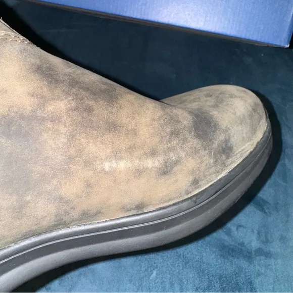 New US Size 9 Blundstone Elastic Sided Chelsea Boots Rustic Brown #2144