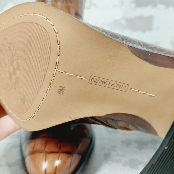 NEW Vince Camuto x Fashion Pearlanie Jackson Tall Shaft Leather Boots H11