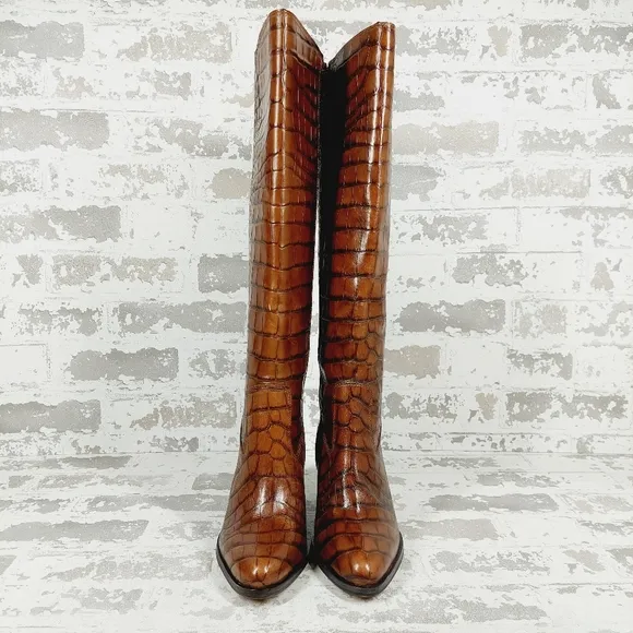 NEW Vince Camuto x Fashion Pearlanie Jackson Tall Shaft Leather Boots H11