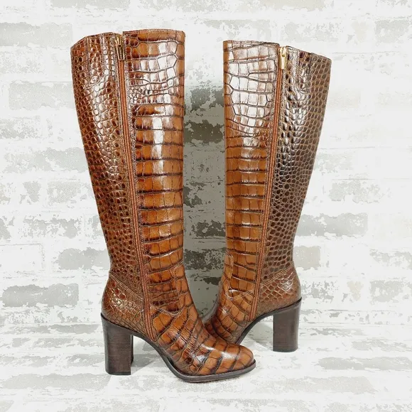 NEW Vince Camuto x Fashion Pearlanie Jackson Tall Shaft Leather Boots H11